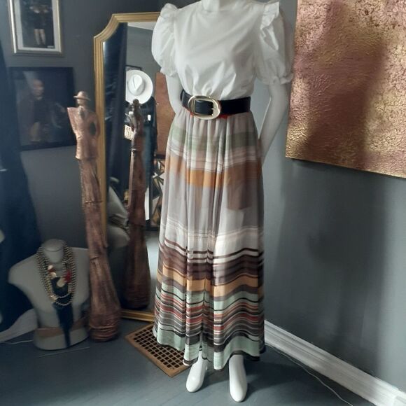 Guess By Marciano Chiffon Maxi Skirt - Picture 12 of 12